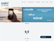 Tablet Screenshot of mdmsolutions.com.br
